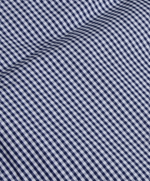 KATHARINE HAMNETT LONDON （キャサリンハムネットロンドン）の「HIGHCOUNT PATTERN / ハイカウントパターンシャツ（シャツ/ブラウス・メンズ・ホワイト/ブルー/チェック・SMALL/MEDIUM/AL/LARGE）」の4枚目の写真