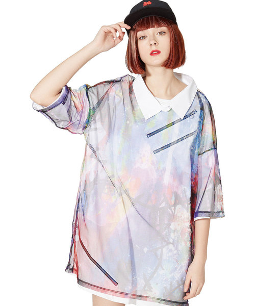 ankoROCK（アンコロック）の「完全体ゾンビチュールシャツ襟Ｔシャツ -メガビッグ-（Tシャツ/カットソー・メンズ・A・ONE SIZE）」の9枚目の写真