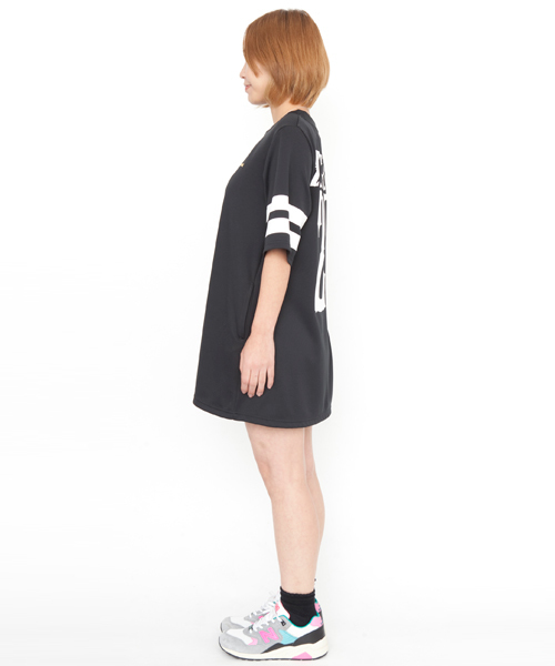 X-girl（エックスガール）の「NUMBERING DRESS（ワンピース・レディース・ホワイト/ブラック/ブルー・1/2）」の5枚目の写真