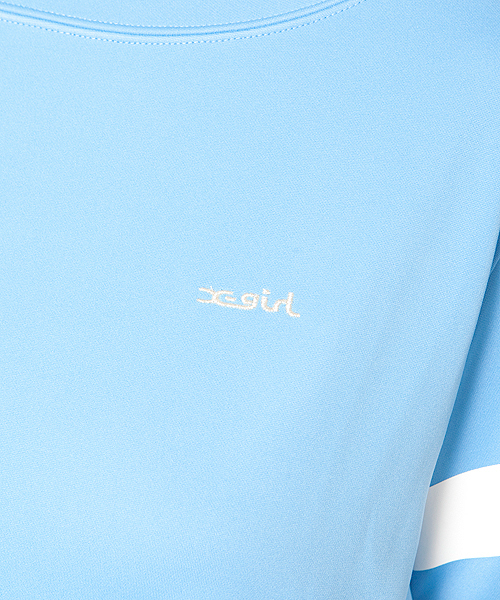 X-girl（エックスガール）の「NUMBERING DRESS（ワンピース・レディース・ホワイト/ブラック/ブルー・1/2）」の9枚目の写真