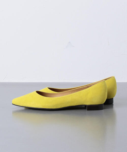 UNITED ARROWS（ユナイテッドアローズ）の「UBCB ポインテッド ソフト フラットパンプス（パンプス・レディース・イエロー/ダークグレー/ダークブラウン・38/37h/36h/35/36/35h/37）」の15枚目の写真