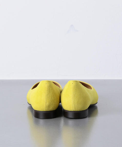UNITED ARROWS（ユナイテッドアローズ）の「UBCB ポインテッド ソフト フラットパンプス（パンプス・レディース・イエロー/ダークグレー/ダークブラウン・38/37h/36h/35/36/35h/37）」の9枚目の写真