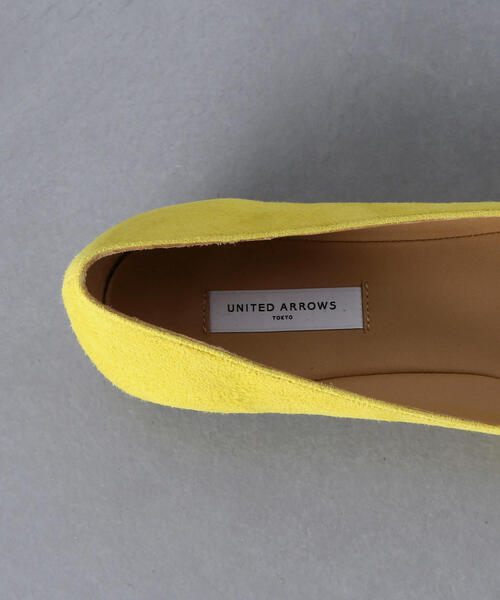 UNITED ARROWS（ユナイテッドアローズ）の「UBCB ポインテッド ソフト フラットパンプス（パンプス・レディース・イエロー/ダークグレー/ダークブラウン・38/37h/36h/35/36/35h/37）」の11枚目の写真