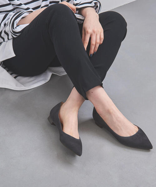 UNITED ARROWS（ユナイテッドアローズ）の「UBCB ポインテッド ソフト フラットパンプス（パンプス・レディース・イエロー/ダークグレー/ダークブラウン・38/37h/36h/35/36/35h/37）」の20枚目の写真