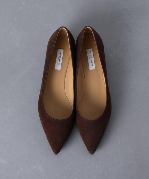 UNITED ARROWS（ユナイテッドアローズ）の「UBCB ポインテッド ソフト フラットパンプス（パンプス・レディース・イエロー/ダークグレー/ダークブラウン・38/37h/36h/35/36/35h/37）」の19枚目の写真