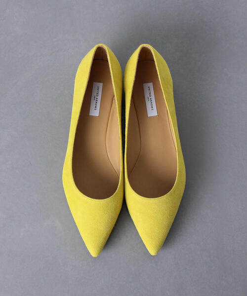 UNITED ARROWS（ユナイテッドアローズ）の「UBCB ポインテッド ソフト フラットパンプス（パンプス・レディース・イエロー/ダークグレー/ダークブラウン・38/37h/36h/35/36/35h/37）」の22枚目の写真