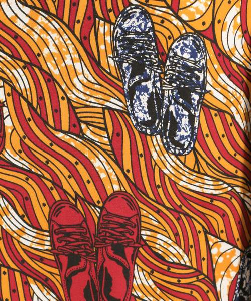 niko and...（ニコアンド）の「アフリカンモチーフプリントパンツ（その他パンツ・レディース・ブルー/パープル/ボルドー・MEDIUM/LARGE）」の15枚目の写真