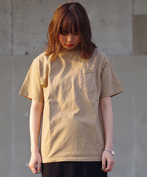 WALLA WALLA SPORT（ワラワラスポーツ）の「SHORT SLEEVE BIG TEE（Tシャツ/カットソー・メンズ・ブラウン/オレンジ/ホワイト/ブラック/グリーン系その他・S/M/L/XL）」の4枚目の写真