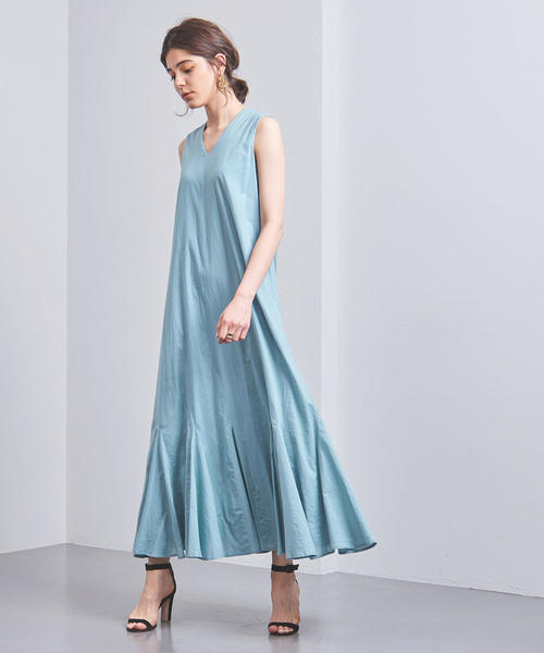 MARIHA 青系Vネック ロングワンピース UNITED ARROWS（ユナイテッドアローズ）の「＜MARIHA（マリハ）＞V