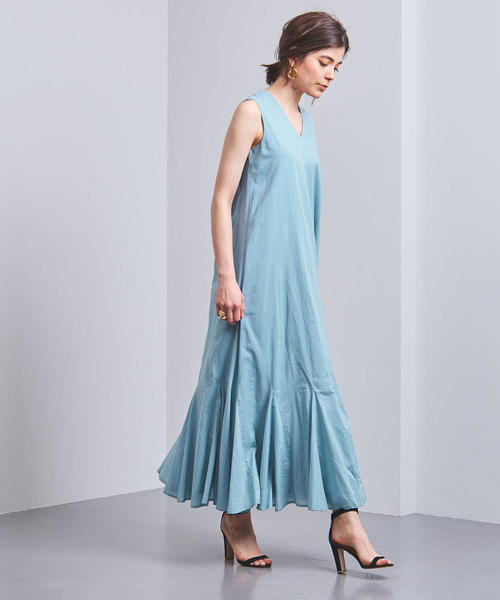 MARIHA 青系Vネック ロングワンピース UNITED ARROWS（ユナイテッドアローズ）の「＜MARIHA（マリハ）＞V