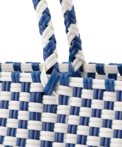 Petit Honfleur（プチオンフルール）の「メルカドトートバッグ（トートバッグ・レディース・ブラック/ブルー・フリー）」の3枚目の写真