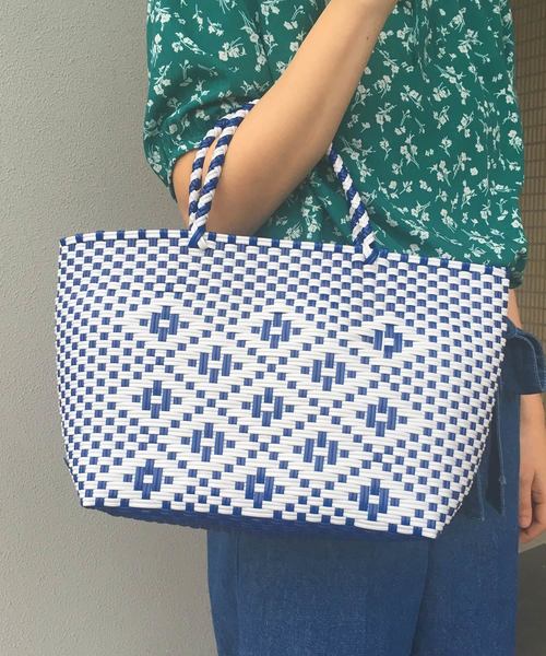 Petit Honfleur（プチオンフルール）の「メルカドトートバッグ（トートバッグ・レディース・ブラック/ブルー・フリー）」の22枚目の写真