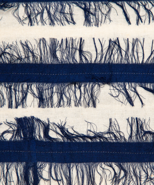 ABAHOUSE(アバハウス)の「【MELT】コットンシルクフリンジストライプストール(ストール/ショール・メンズ・ネイビー/オレンジ/グリーン・フリー)」の11枚目の写真