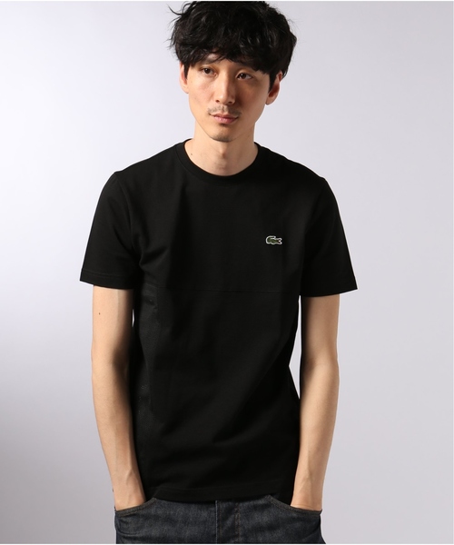 Lacoste スホティメッシュティテルTシャツ TH14870 031 Men's Ultra Dry Graphic Sport T-Shirt - T-shirts - New In