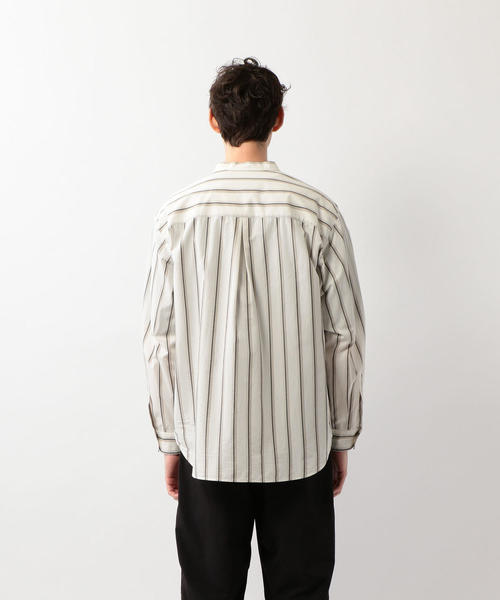 ✨新品未使用 スティーブンアラン シャツ ブラウス ストライプ フリル ベージュ Steven Alan（スティーブンアラン）の「＜Steven Alan＞ SLUB