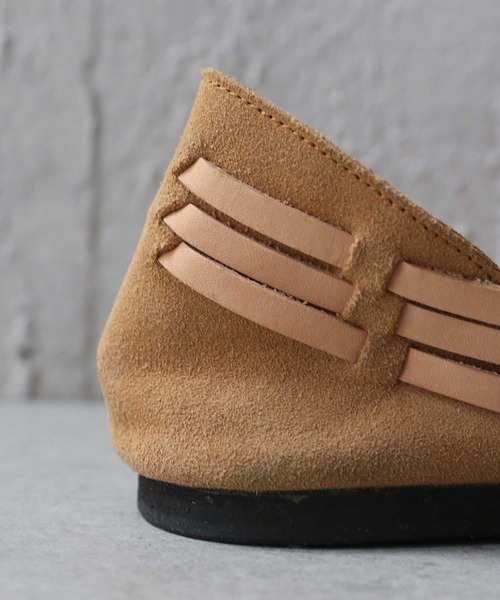 antiqua（アンティカ）の「レザーメッシュサンダル（サンダル・メンズ・ブラック/ベージュ/ベージュ系その他・M/L）」の10枚目の写真