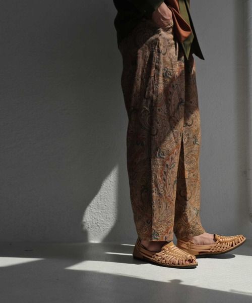 antiqua（アンティカ）の「レザーメッシュサンダル（サンダル・メンズ・ブラック/ベージュ/ベージュ系その他・M/L）」の19枚目の写真