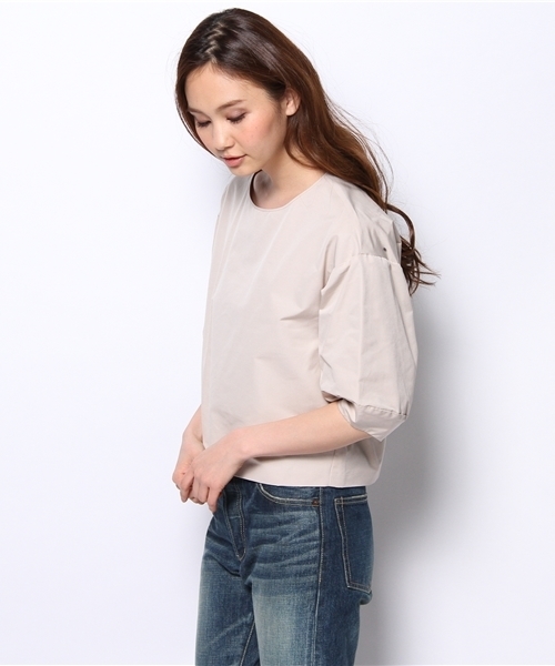 Liesse（リエス）の「後ろファスナー付きプルオーバー（シャツ