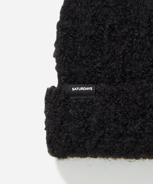 Saturdays NYC（サタデーズ ニューヨークシティ ）の「Boucle Beanie（ニットキャップ/ビーニー・メンズ・ブラック/ベージュ/イエロー・FREE）」の10枚目の写真