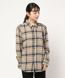 /起毛ネルシャツ/