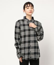 /起毛ネルシャツ/