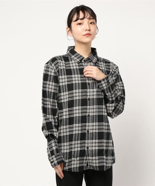 NO WAY(ノーウェイ)の「/起毛ネルシャツ/(シャツ/ブラウス・レディース・ホワイト/ブラック/ベージュ/ネイビー/ブラウン/グレー/イエロー/グリーン/その他/マルチ/グレー系その他/ベージュ系その他/レッド系その他/レッド系その他2/レッド/ホワイト系その他/グレー系その他2/ワインレッド/ブルー系その他2/ブルー系その他/ライトブラウン/レッド系その他3/チャコールグレー/その他2/ブラック系その他/ブラウン系その他/レッド系その他4/ブラック系その他2/ホワイト系その他2/ベージュ系その他3/ブラック系その他3/ダークブラック/グリーン系その他/グレー系その他3/ブラウン系その他2/ブラウン系その他3/ベージュ系その他2/その他1・MEDIUM/LARGE/X-LARGE)」の5枚目の写真