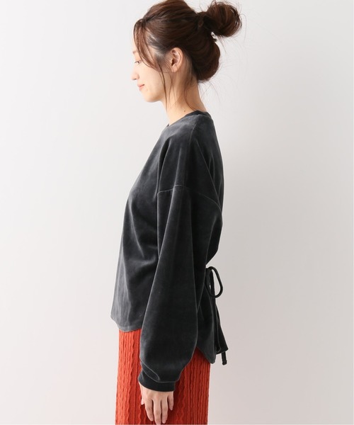 JOINT WORKS(ジョイントワークス)の「ドヅメベロアドロスト プルオーバー(Tシャツ/カットソー・レディース・チャコールグレー/ベージュ・FREE)」の13枚目の写真