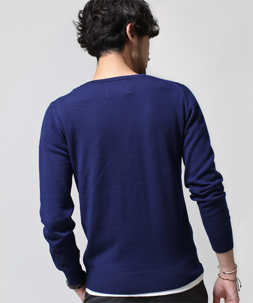 NANO universe（ナノユニバース）の「EXファインメリノクルー（ニット