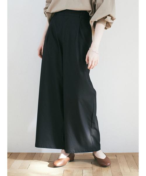 earth music&ecology（アースミュージックアンドエコロジー）の「ラクラクワイドパンツ ＊（その他パンツ・レディース・ブラック/ベージュ/その他9/その他12/ブラック系その他3/ベージュ系その他4・M/L）」の8枚目の写真