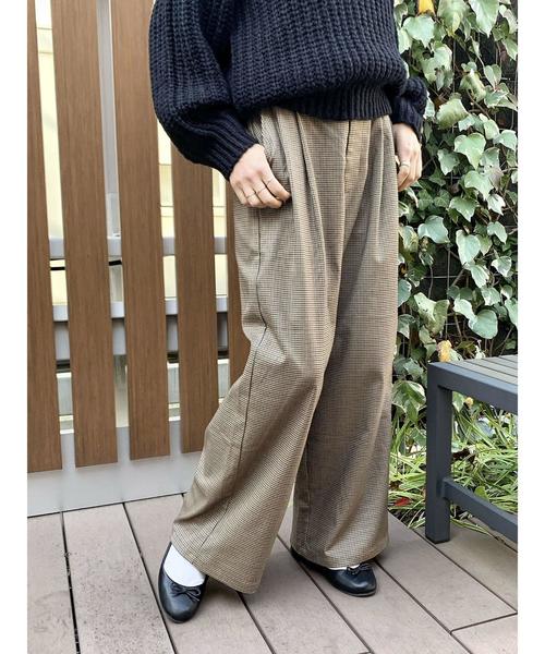 earth music&ecology（アースミュージックアンドエコロジー）の「ラクラクワイドパンツ ＊（その他パンツ・レディース・ブラック/ベージュ/その他9/その他12/ブラック系その他3/ベージュ系その他4・M/L）」の11枚目の写真