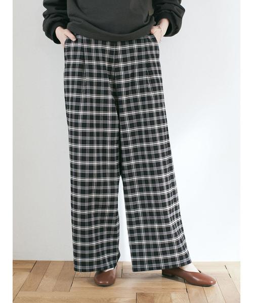 earth music&ecology（アースミュージックアンドエコロジー）の「ラクラクワイドパンツ ＊（その他パンツ・レディース・ブラック/ベージュ/その他9/その他12/ブラック系その他3/ベージュ系その他4・M/L）」の13枚目の写真