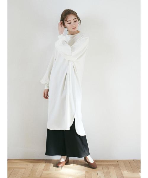 earth music&ecology（アースミュージックアンドエコロジー）の「ラクラクワイドパンツ ＊（その他パンツ・レディース・ブラック/ベージュ/その他9/その他12/ブラック系その他3/ベージュ系その他4・M/L）」の18枚目の写真