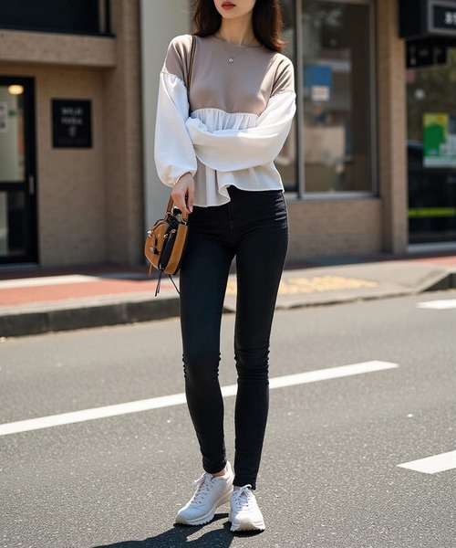 bohmal（ボマール）の「超絶激ストレッチスキニーパンツ（その他パンツ・レディース・カーキ/ブラック/ホワイト/その他/ベージュ系その他/モカ・SMALL/MEDIUM/LARGE/X-LARGE/XX-LARGE/X-SMALL）」の7枚目の写真