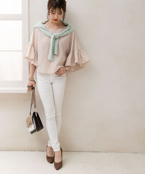 Newlyme（ニューリーミー）の「超絶激ストレッチスキニーパンツ（その他パンツ・レディース・カーキ/ブラック/ホワイト/その他/ベージュ系その他/モカ・SMALL/MEDIUM/LARGE/X-LARGE/XX-LARGE/X-SMALL）」の14枚目の写真