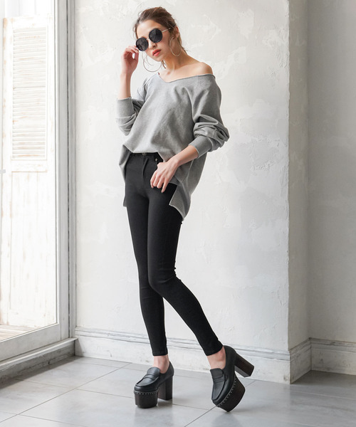 Newlyme（ニューリーミー）の「超絶激ストレッチスキニーパンツ（その他パンツ・レディース・カーキ/ブラック/ホワイト/その他/ベージュ系その他/モカ・SMALL/MEDIUM/LARGE/X-LARGE/XX-LARGE/X-SMALL）」の11枚目の写真