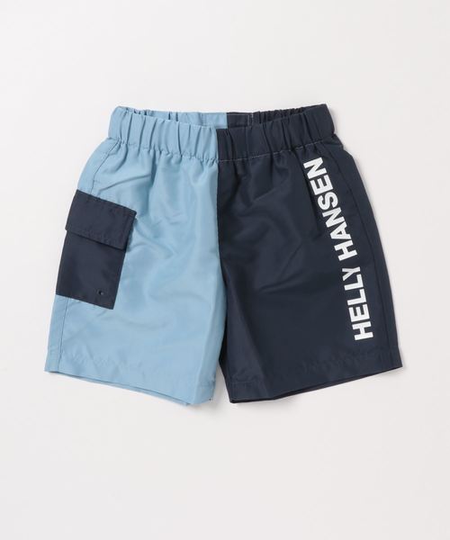 HELLY HANSEN(ヘリーハンセン)の「HJ72000/K beach shorts//水着 ロゴプリント(水着)」|ブルー