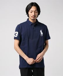 カスタム スリム フィット メッシュ ポロシャツ