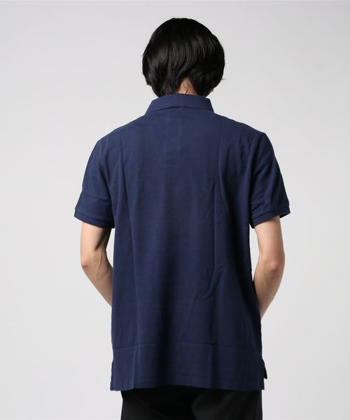 POLO RALPH LAUREN(ポロ ラルフ ローレン)の「カスタム スリム フィット メッシュ ポロシャツ(ポロシャツ・メンズ・ネイビー・X-LARGE/XX-LARGE)」の3枚目の写真