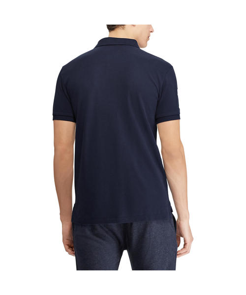 POLO RALPH LAUREN(ポロ ラルフ ローレン)の「カスタム スリム フィット メッシュ ポロシャツ(ポロシャツ・メンズ・ネイビー・X-LARGE/XX-LARGE)」の4枚目の写真