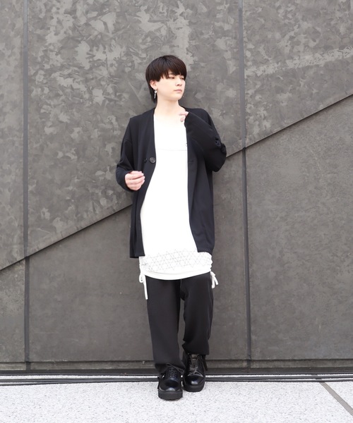 セール Classic Rov Pontigenderless Nc Coat オーバーサイズ ポンチ ジェンダーレス ノーカラーコート ステンカラーコート Rovtski ロフトスキー のファッション通販 Zozotown