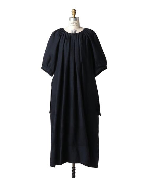 Drawer ロングワンピース 総柄ドレス Drawer ロングワンピース 総柄ドレス