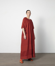 Drawerドゥロワー ロングワンピース リボン付き Drawer（ドゥロワー）の「Drawer スリーブリボンロング