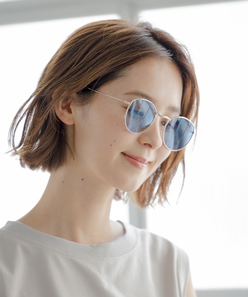 LEPSIM（レプシィム）の「カラーファッショングラス　888033（メガネ・レディース・ライトブルー/ブラウン/グレー・ONE SIZE）」の3枚目の写真