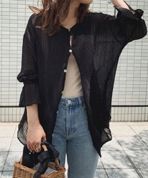 KOBE LETTUCE | シェルボタンシアー楊柳ブラウス(シャツ/ブラウス)