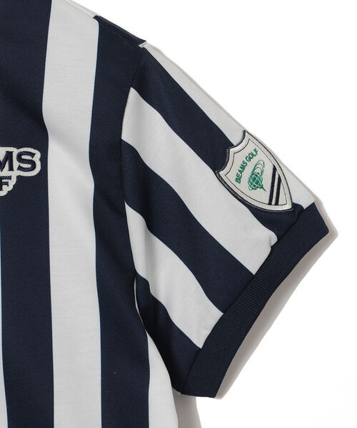 BEAMS GOLF PURPLE LABEL タラッティ ストライプポロシャツ BEAMS GOLF PURPLE LABEL / タラッティ ストライプ ポロシャツ