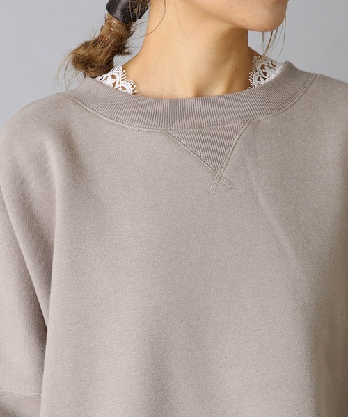 PUAL CE CIN(ピュアルセシン)の「裏起毛プルオーバー(Tシャツ/カットソー・レディース・グレイッシュベージュ/ブラック/チャコール/ダークブラウン/モカ・FREE)」の19枚目の写真