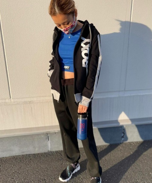 ROXY（ロキシー）の「FLAP PANT/ロキシー ボトムス バックプリント パンツ フィットネス ジム ヨガ ランニング　ルームウェア・ワンマイルウェアにも（その他パンツ・レディース・ブラック/ブルー/ホワイト・SMALL/MEDIUM/LARGE）」の13枚目の写真