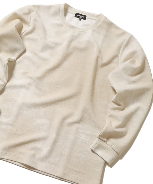 MEN'S BIGI(メンズビギ)の「サーフタイダイニット(Tシャツ/カットソー・メンズ・ライトグレー/サックスブルー/ベージュ・02/01/03)」の1枚目の写真