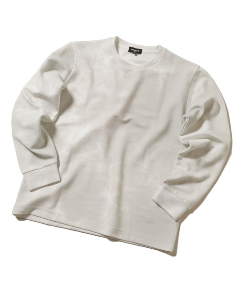 MEN'S BIGI(メンズビギ)の「サーフタイダイニット(Tシャツ/カットソー・メンズ・ライトグレー/サックスブルー/ベージュ・02/01/03)」の18枚目の写真