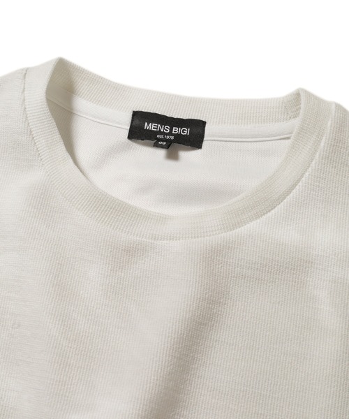 MEN'S BIGI(メンズビギ)の「サーフタイダイニット(Tシャツ/カットソー・メンズ・ライトグレー/サックスブルー/ベージュ・02/01/03)」の17枚目の写真